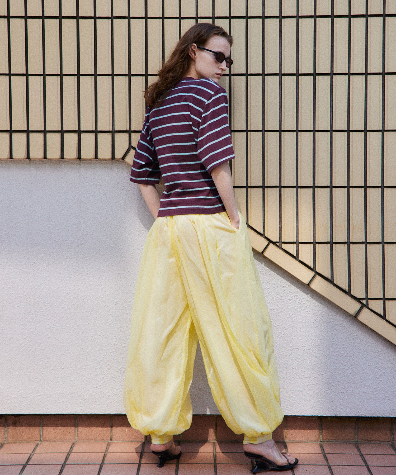 【2026Summer PRE-ORDER】Sheer Nylon Balloon Pants