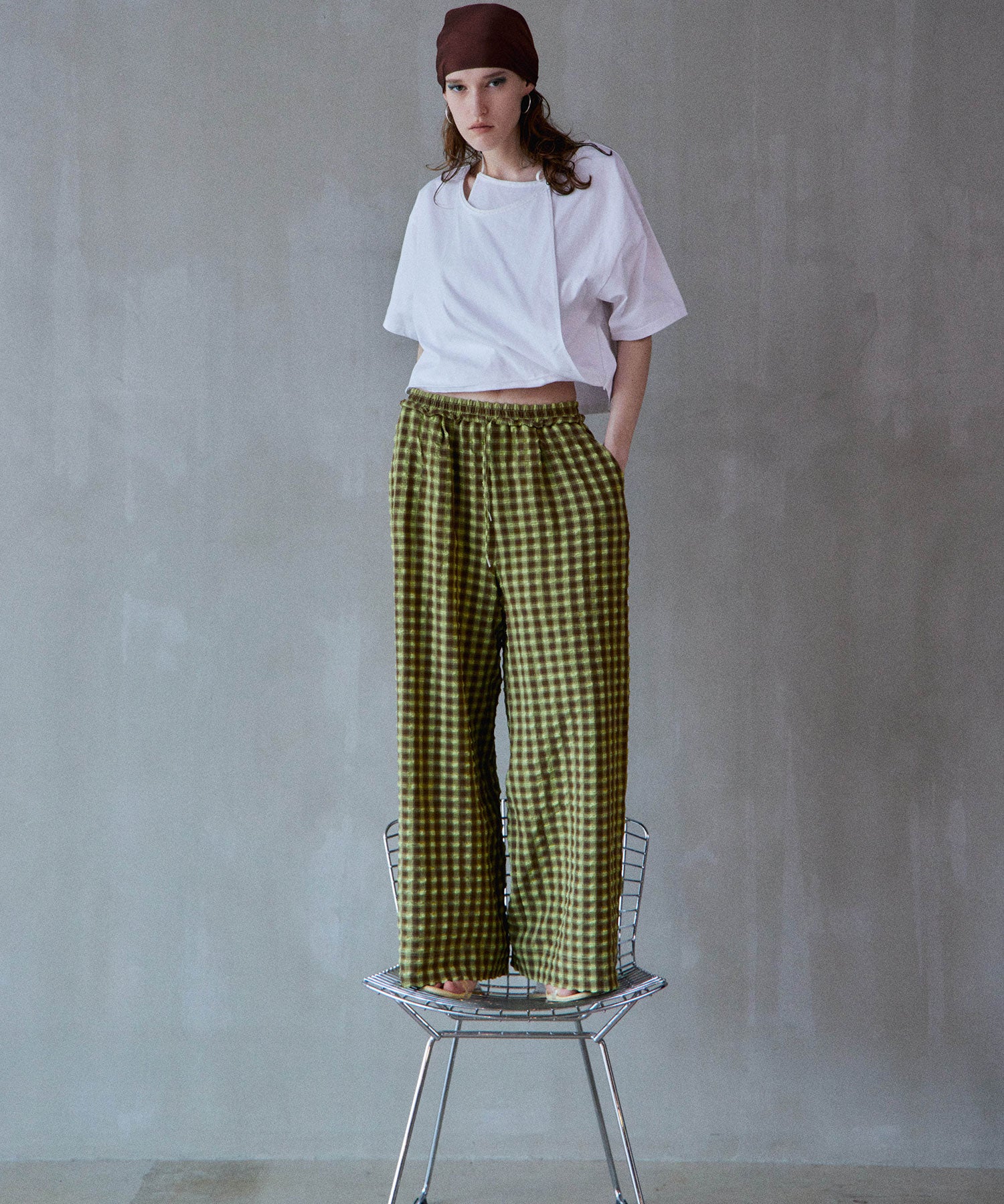 【2026Summer PRE-ORDER】Cashmere Neck Short T-Shirt