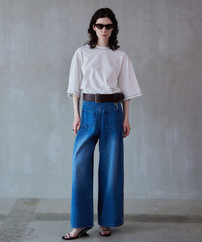 Multi-Way Color Stitch Over T-Shirt