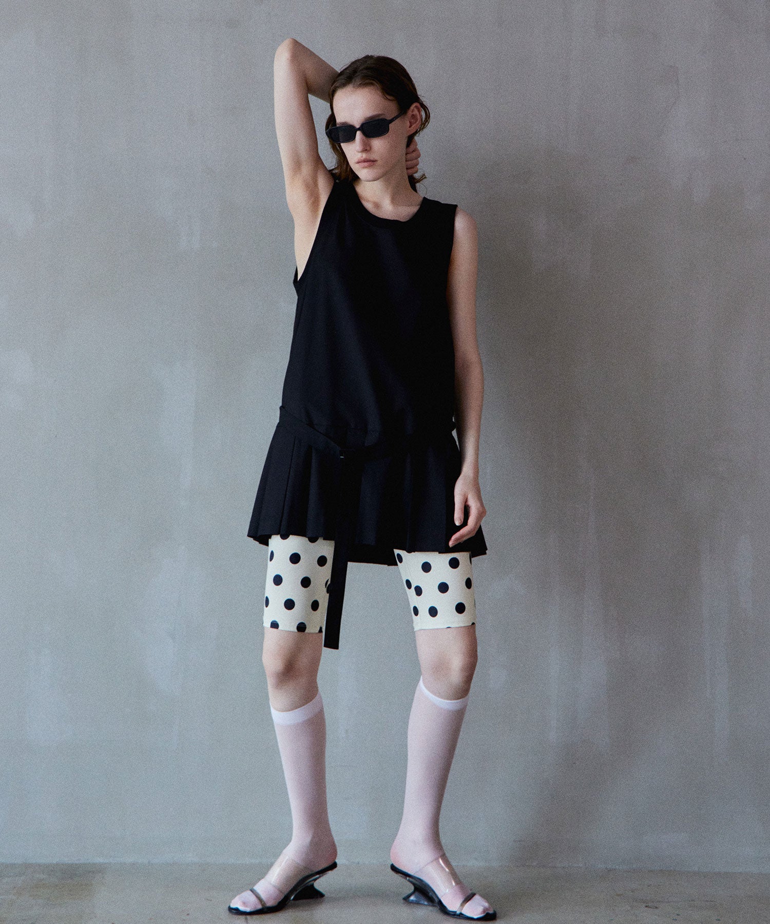 [2026Summer PRE-ORDER] Pleated Mini Jumper Skirt