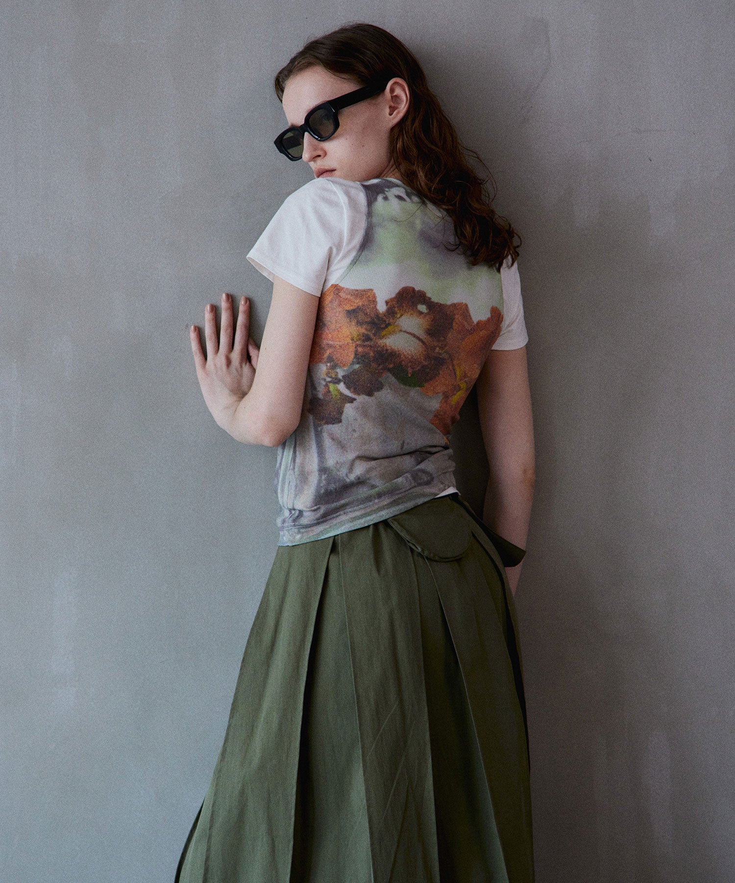 【2026Summer PRE-ORDER】Flower Print Ribbed Tank Top