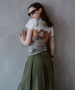 【2026Summer PRE-ORDER】Flower Print Ribbed Tank Top
