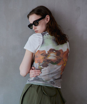 【2026Summer PRE-ORDER】Flower Print Ribbed Tank Top