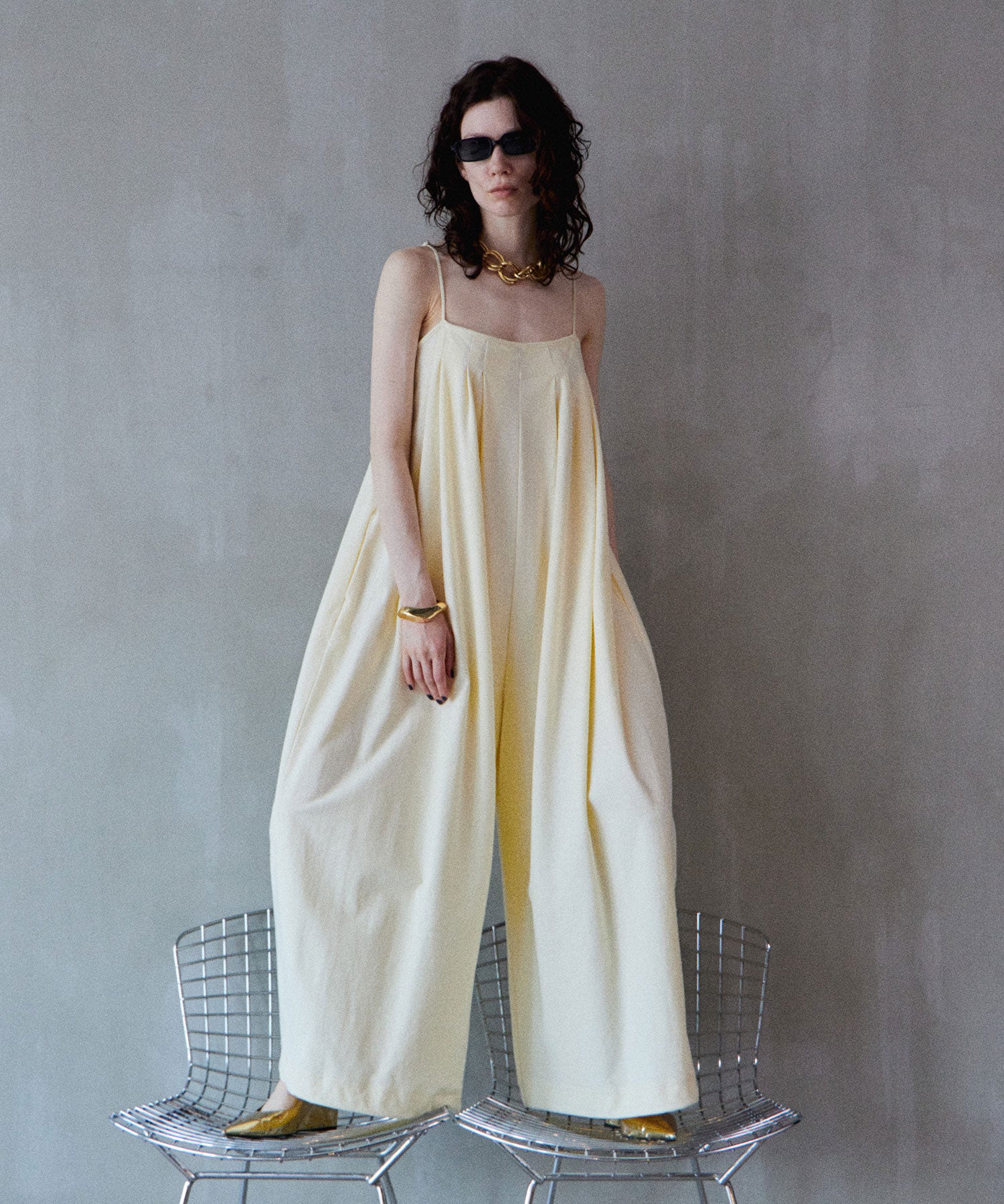 [2026Summer PRE-ORDER] Tuck-in Balloon Jumpsuit