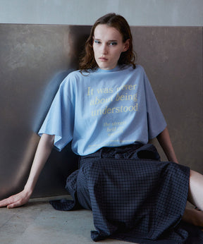 【2026Summer PRE-ORDER】Message Oversized T-Shirt