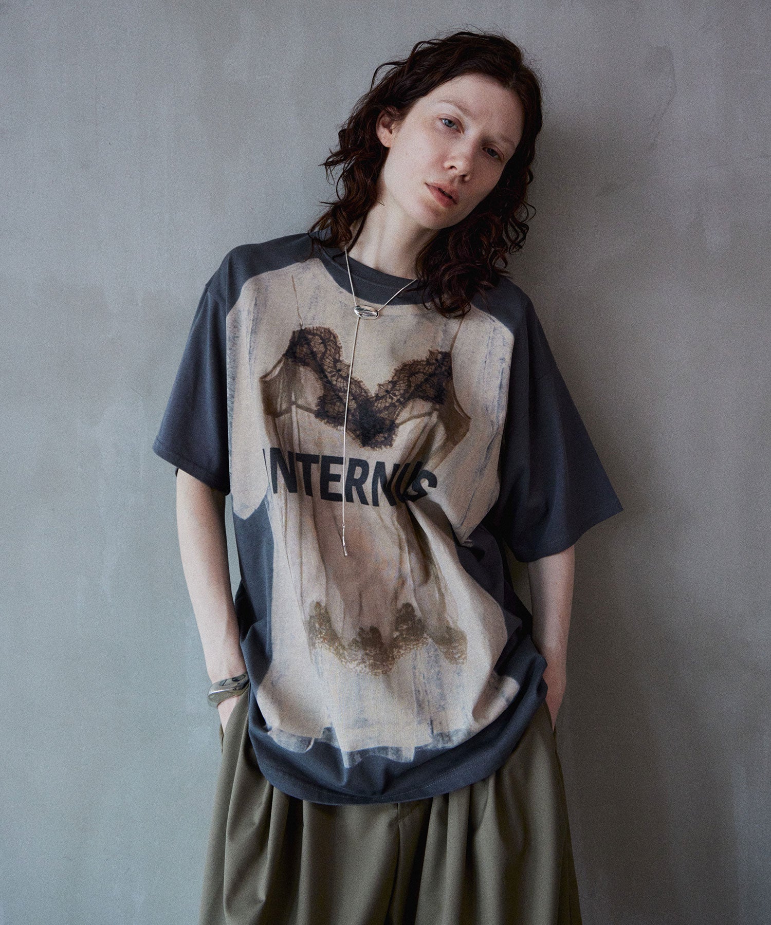 2026Summer PRE-ORDER】Lingerie Trompe l'oeil T-Shirt