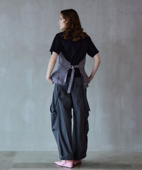 【2026Summer PRE-ORDER】Wrap Pleats Dock T-Shirt