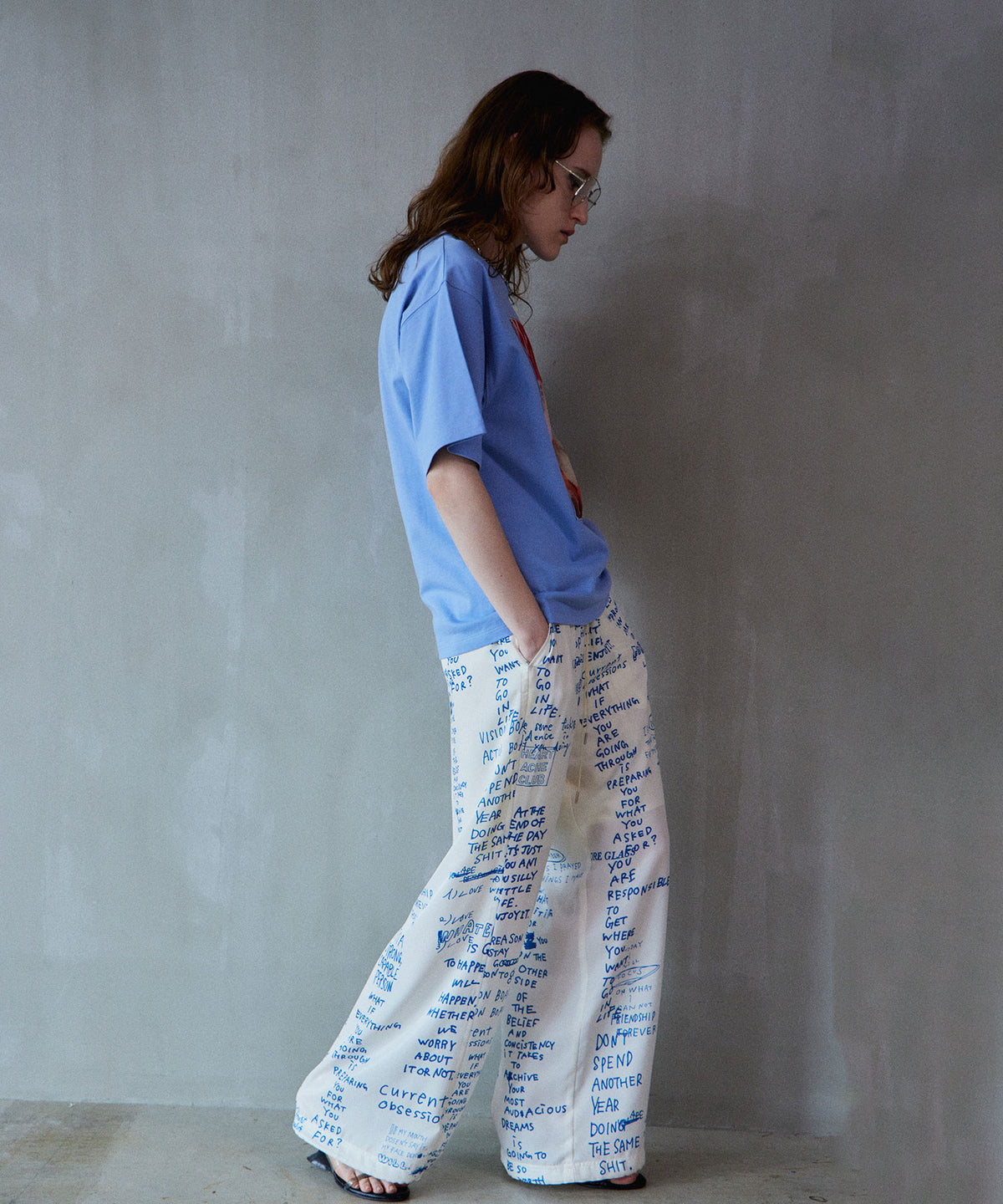 Hand Logo Easy Pants