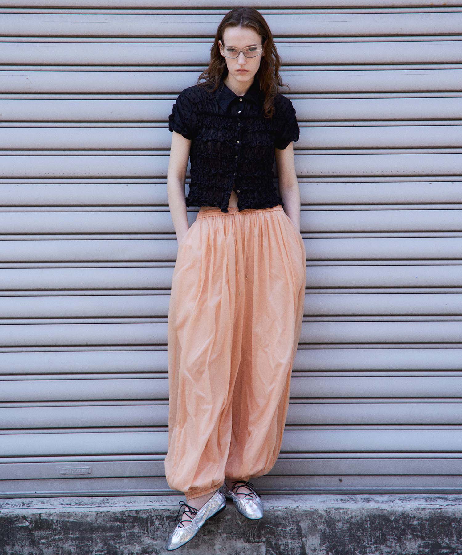 【PRE-ORDER】Shirring French Sleeve Shirt