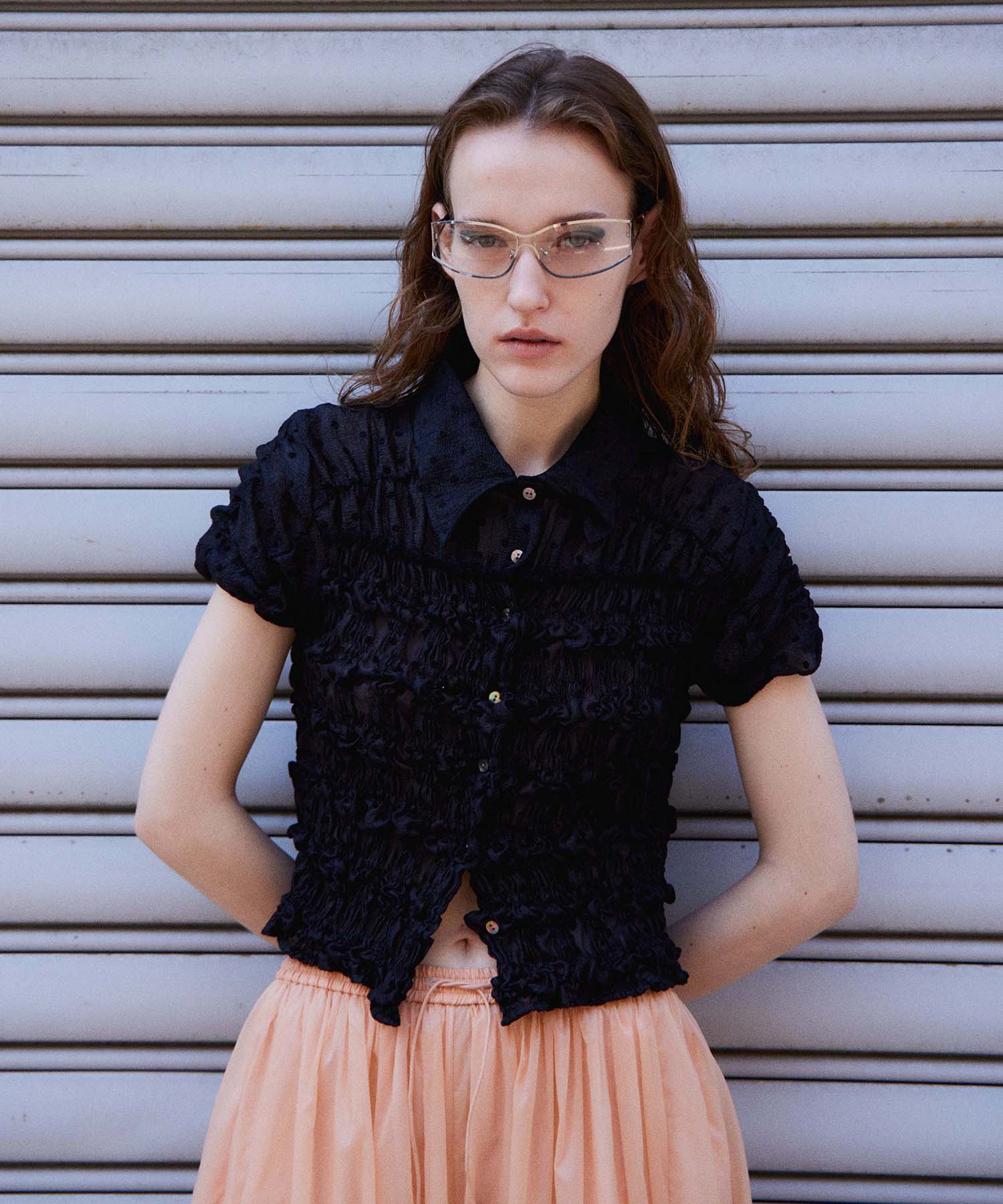 【PRE-ORDER】Shirring French Sleeve Shirt
