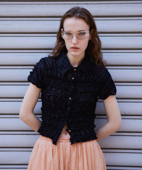 【PRE-ORDER】Shirring French Sleeve Shirt