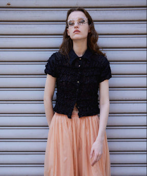 【PRE-ORDER】Shirring French Sleeve Shirt