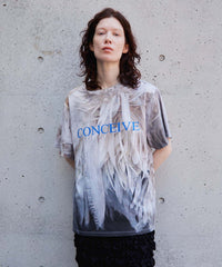 Fabric Photo Over T-Shirt