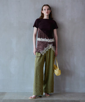 【2026Summer PRE-ORDER】Checkered Wide Pants Pants
