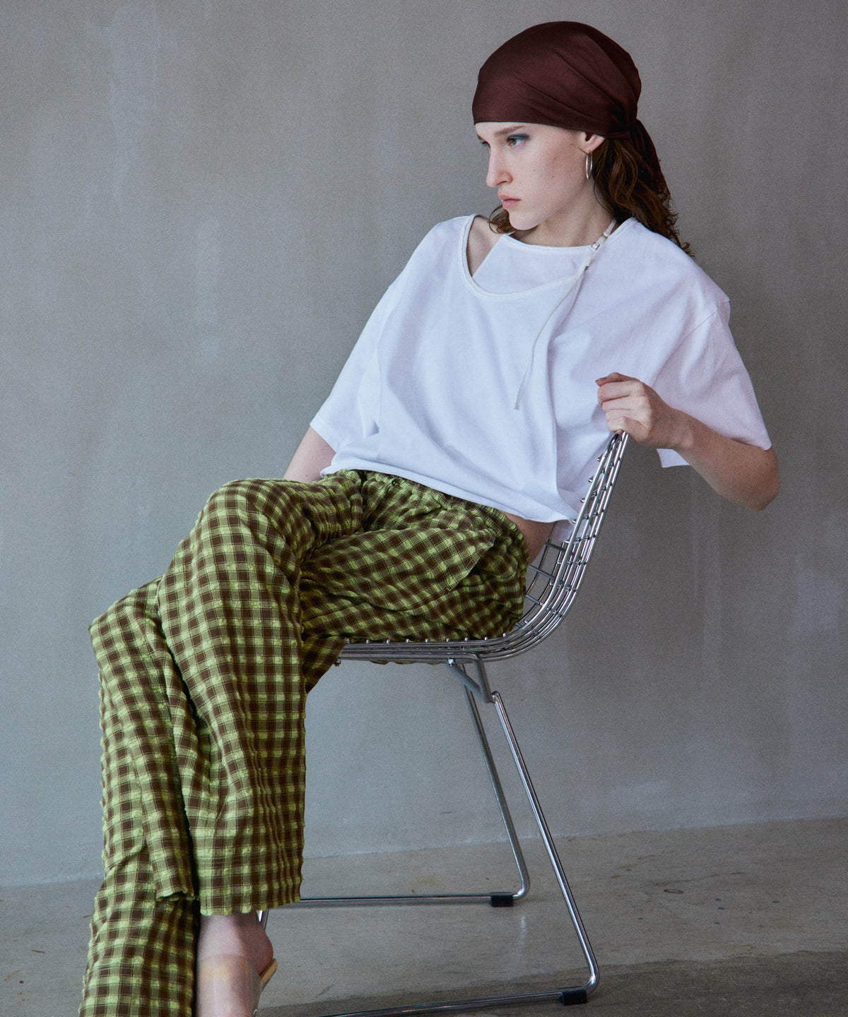 【2026Summer PRE-ORDER】Checkered Wide Pants Pants