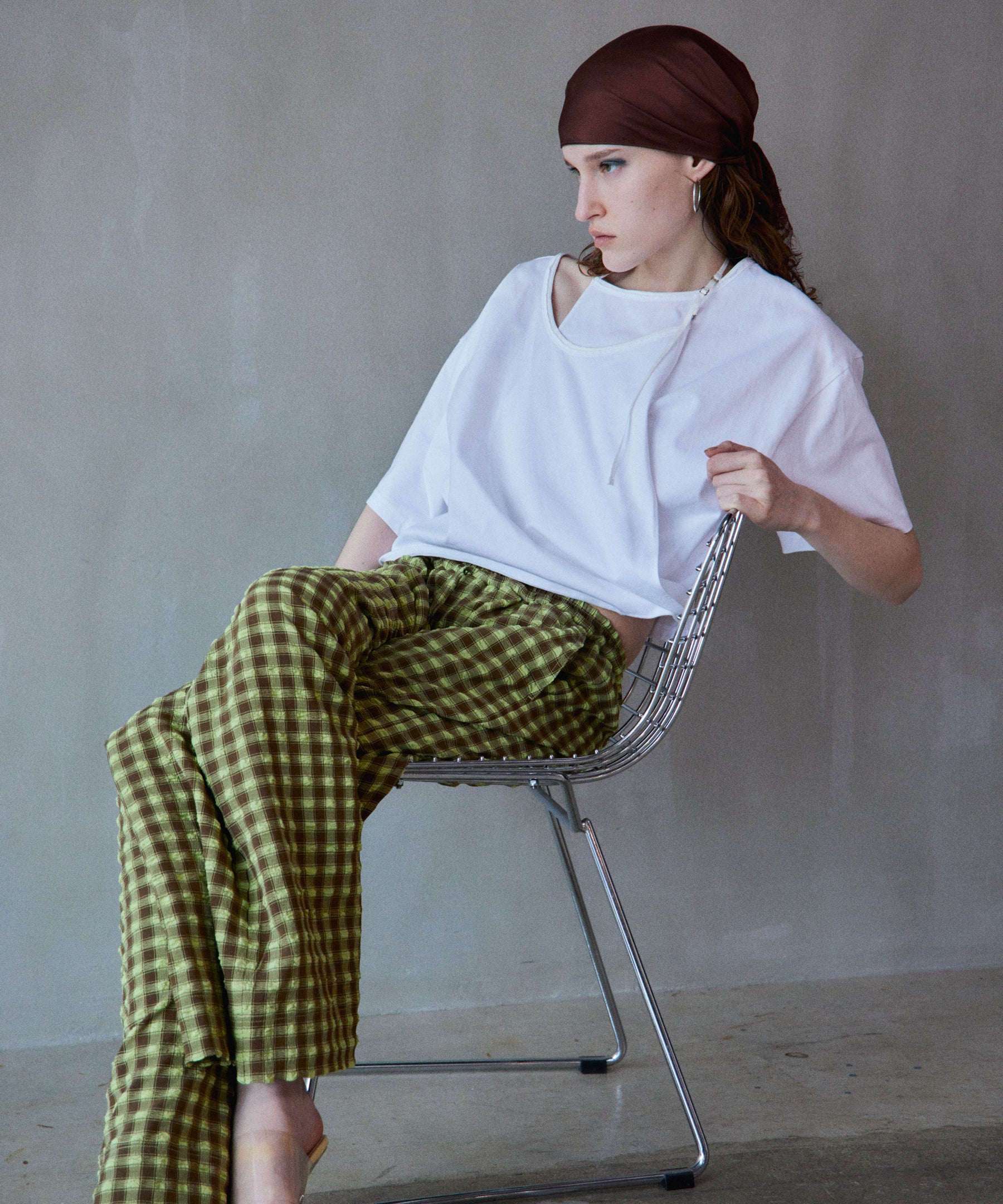 【2026Summer PRE-ORDER】Checkered Wide Pants Pants