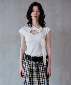 【2026Summer PRE-ORDER】out Bow Tie Bolero Layered Top