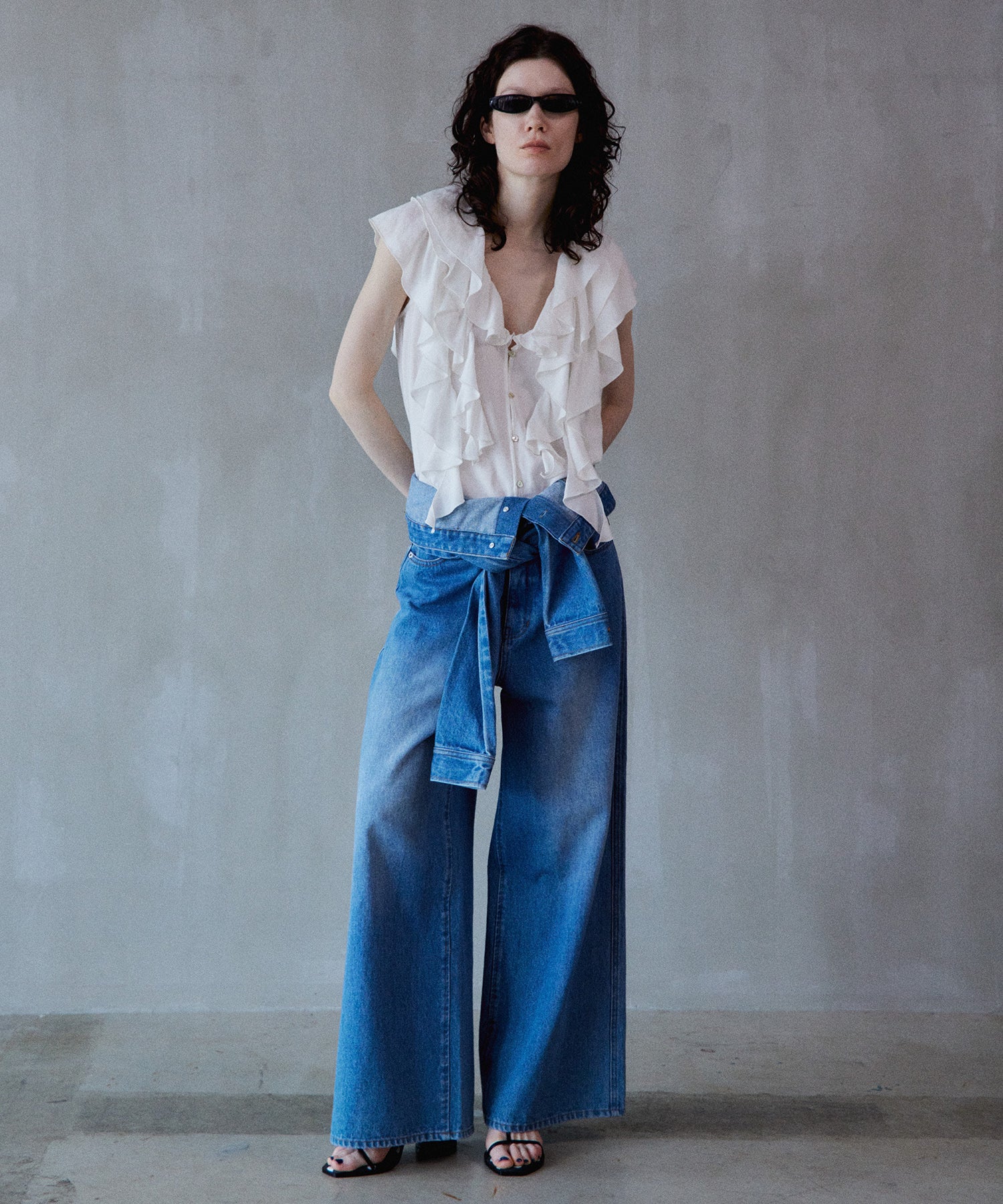 [2026Summer PRE-ORDER] Ruffle Check Shirts