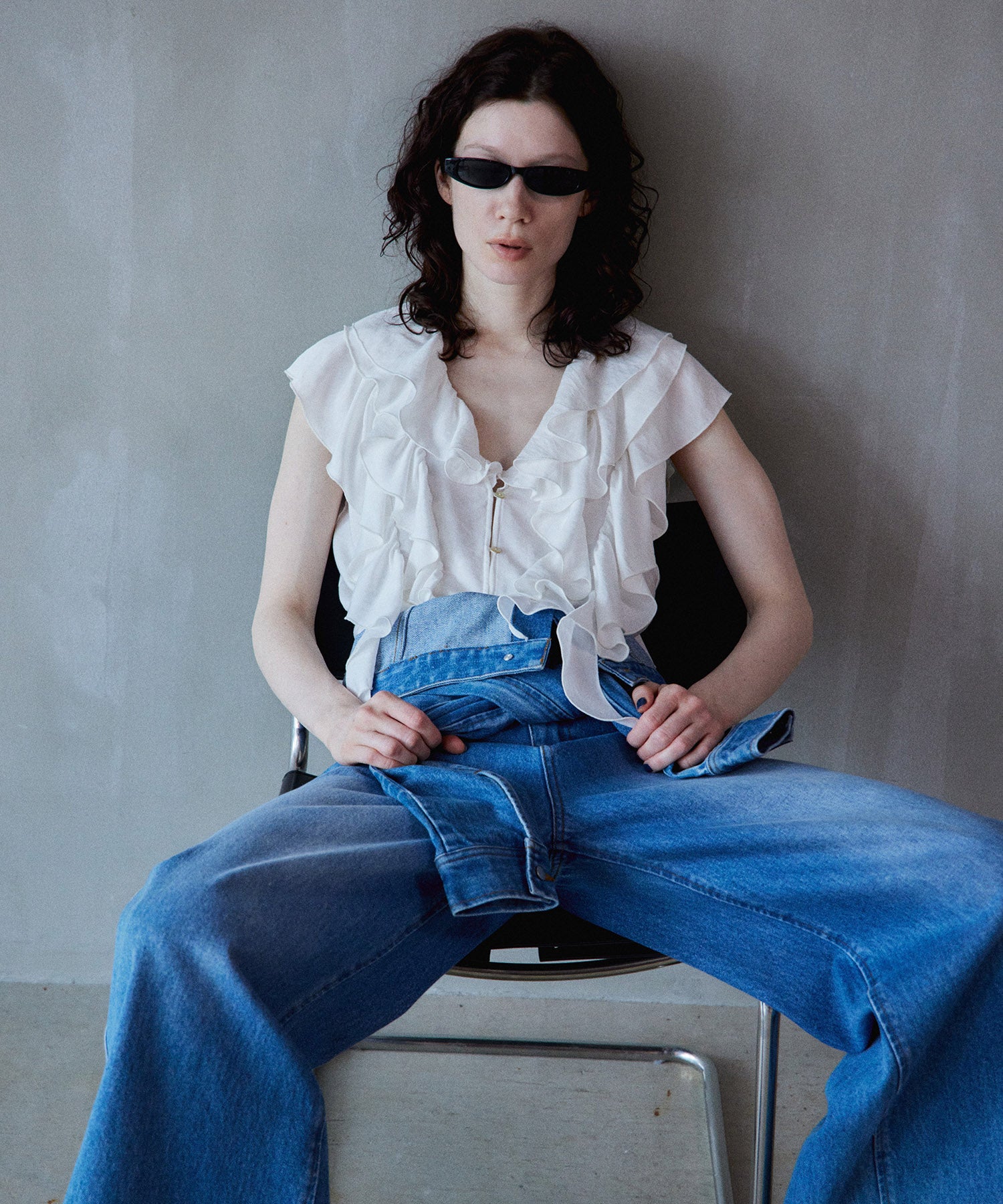 [2026Summer PRE-ORDER] Ruffle Check Shirts