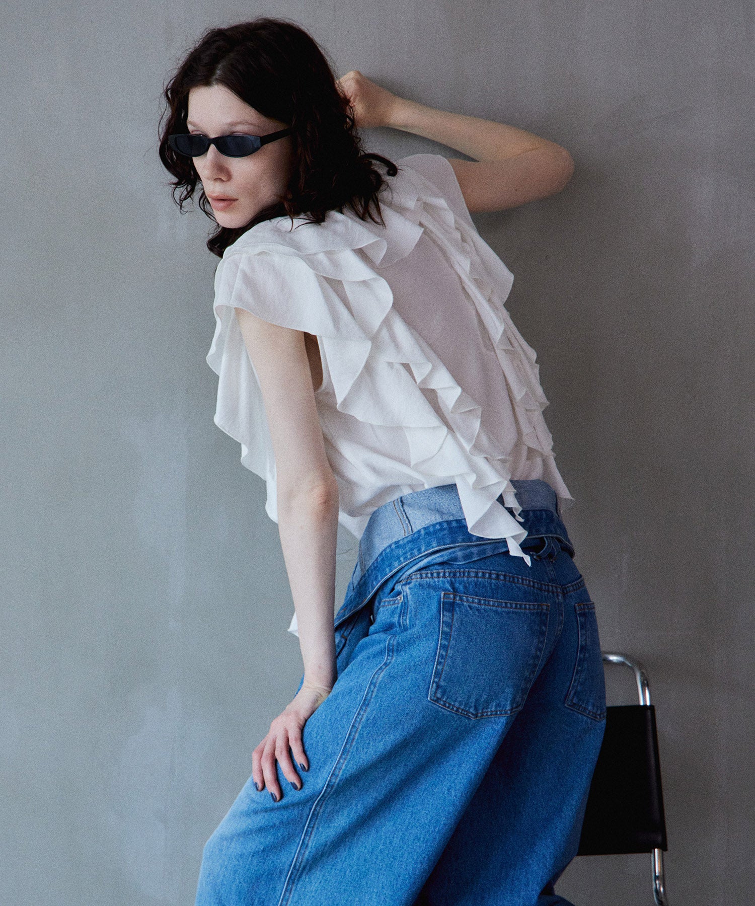 [2026Summer PRE-ORDER] Ruffle Check Shirts