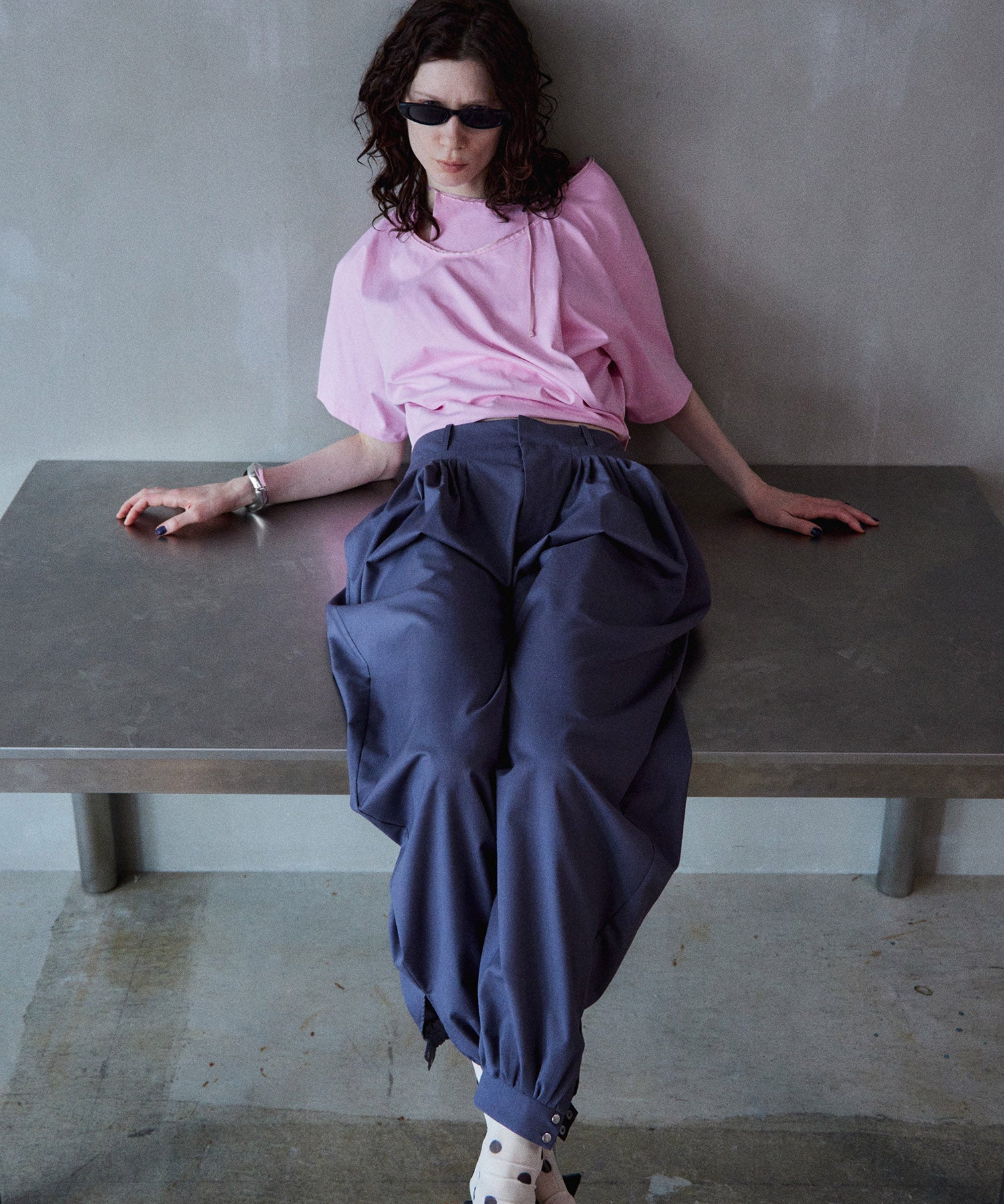 【2026Summer PRE-ORDER】Cashmere Neck Short T-Shirt