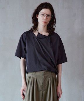【2026Summer PRE-ORDER】Cashmere Neck Short T-Shirt
