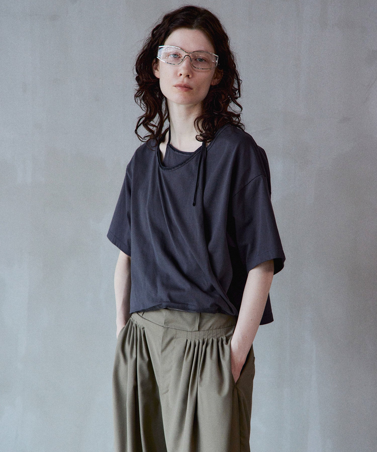 【2026Summer PRE-ORDER】Cashmere Neck Short T-Shirt