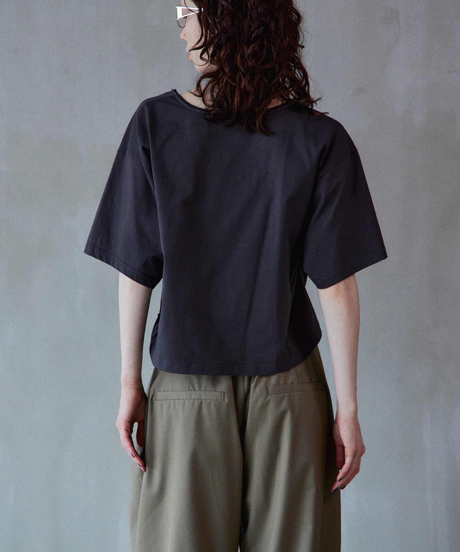 【2026Summer PRE-ORDER】Cashmere Neck Short T-Shirt