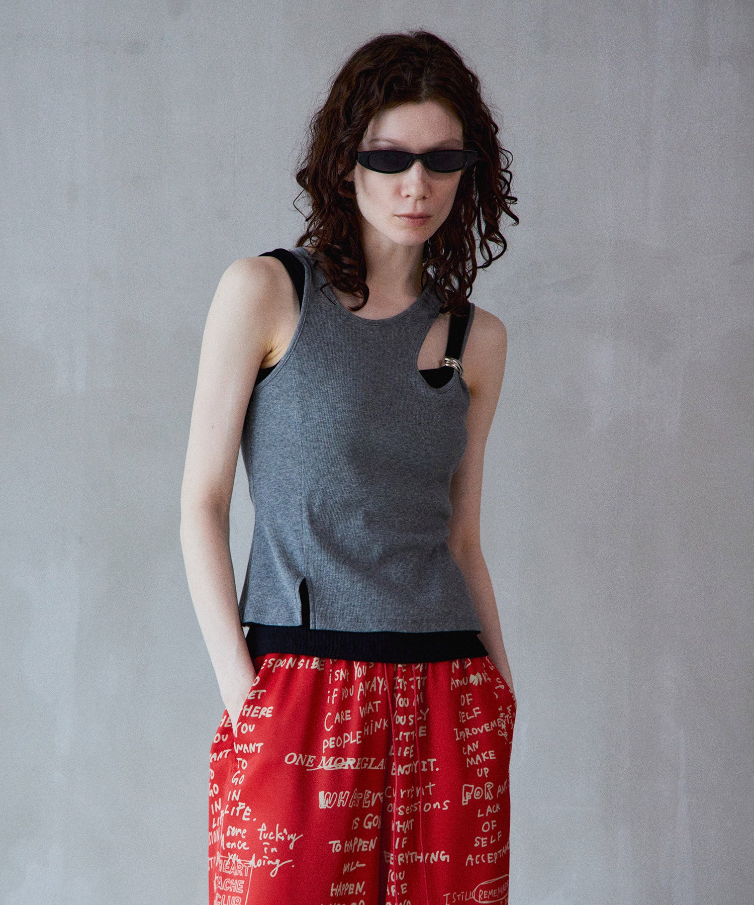 PRE-ORDER】Motif Layered Tank Top