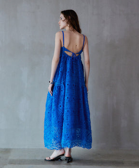 Embroidered Tiered Cami Dress