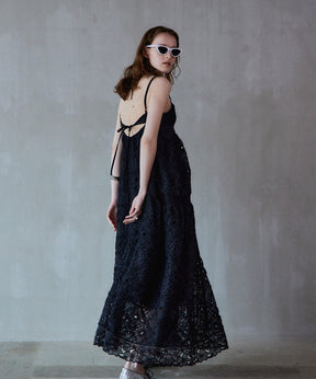 Embroidered Tiered Cami Dress