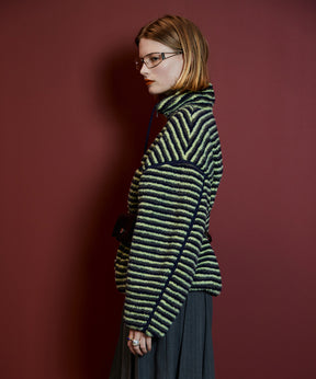 【26AUTUMN PRE-ORDER】Multi-Fabric Boa Blouson
