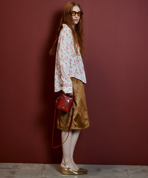 【26AUTUMN PRE-ORDER】Layered Multi-Fabric Midi Skirt