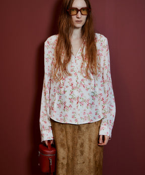 【26AUTUMN PRE-ORDER】Flower Print Shirt