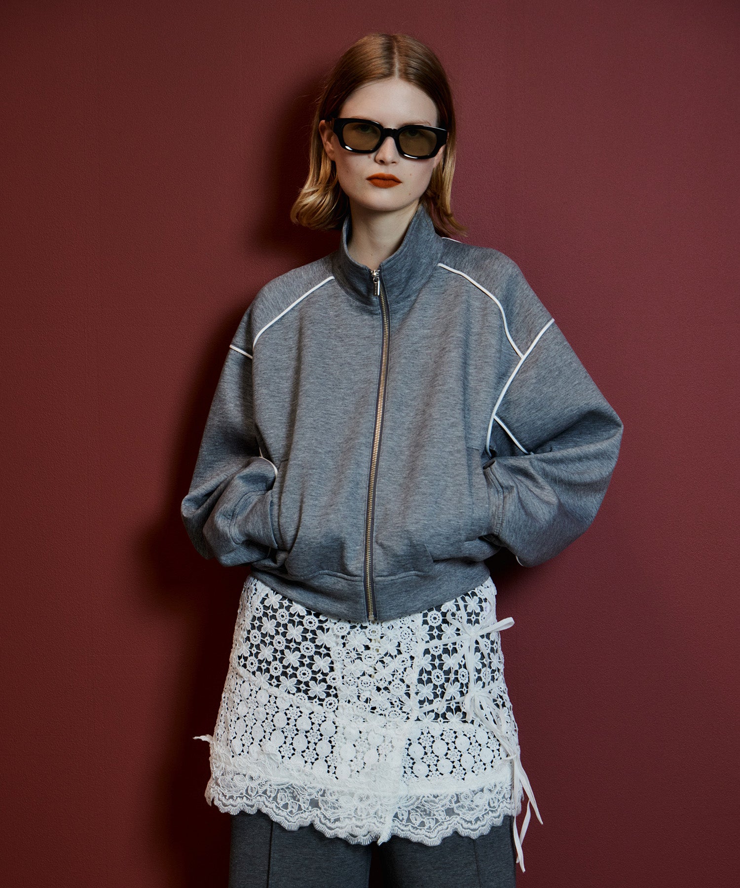 【26AUTUMN PRE-ORDER】Multi-Way Lace Wrap Skirt