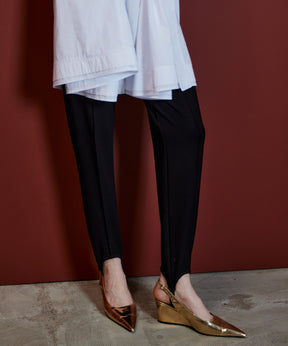 【26AUTUMN PRE-ORDER】Pintuck Stretch Stirrup Pants