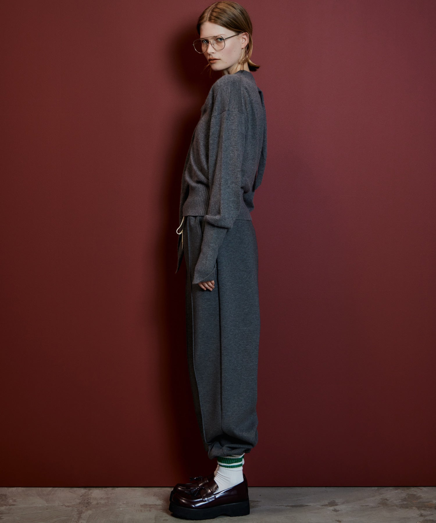 【26AUTUMN PRE-ORDER】Scarf Knit Top