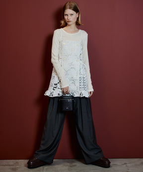 【26AUTUMN PRE-ORDER】Lace Apron Tunic