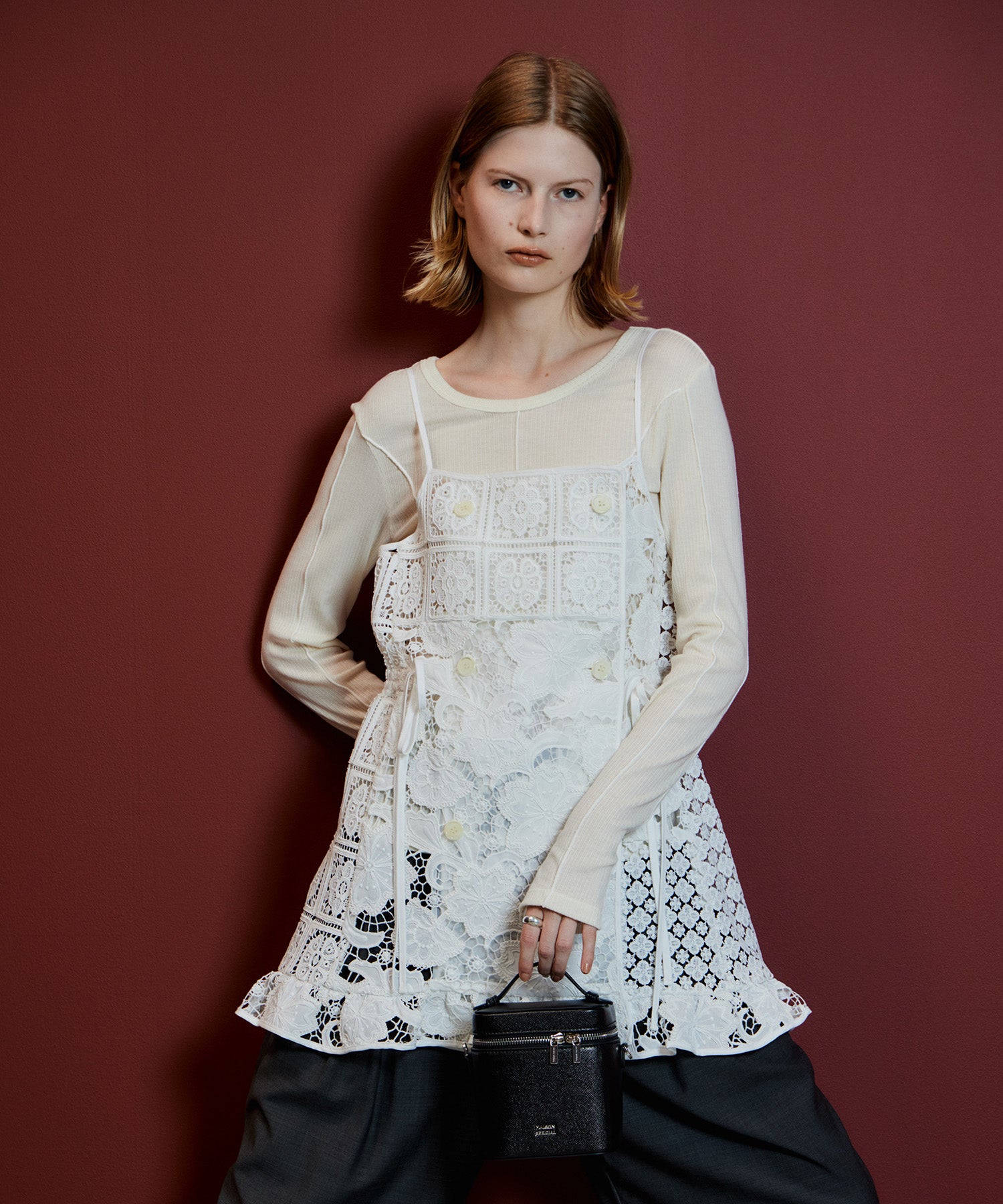 Lace Apron Tunic