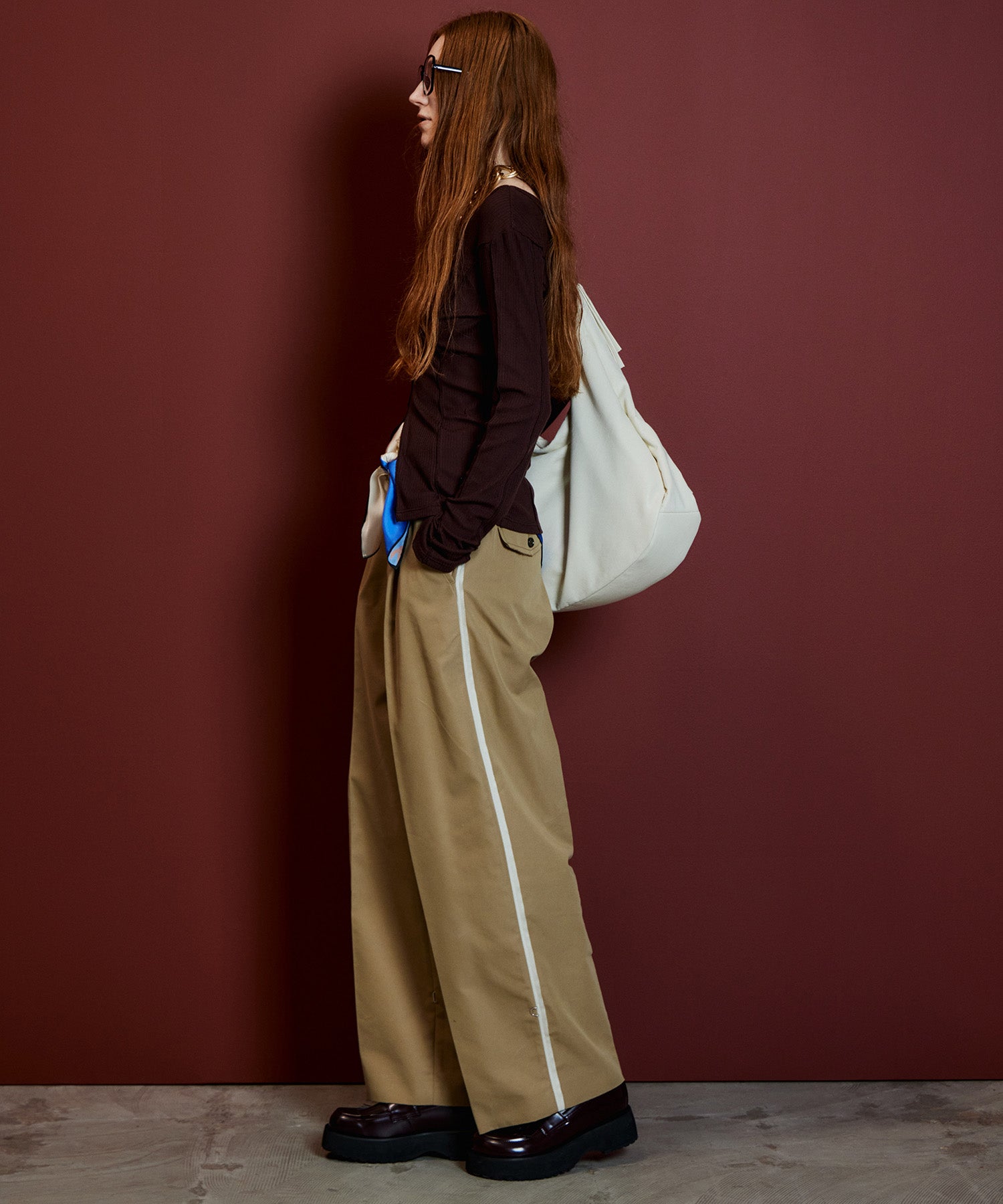 【26AUTUMN PRE-ORDER】Leather-Like Round Shoulder Bag