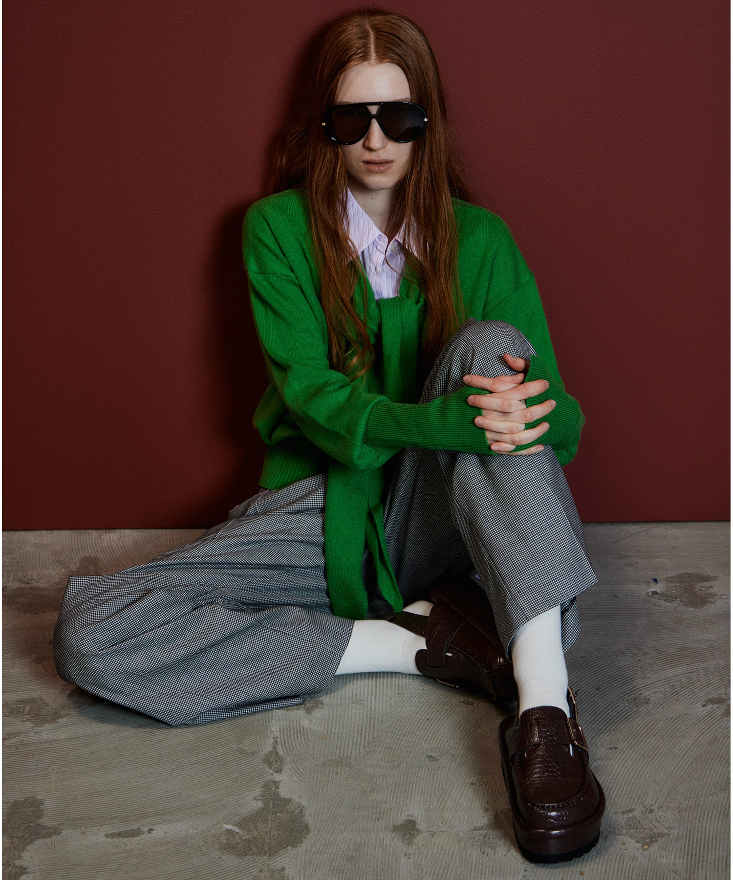 【26AUTUMN PRE-ORDER】Scarf Knit Top