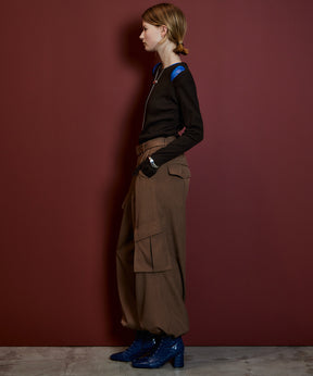 【26AUTUMN PRE-ORDER】Belted Suiting Cargo Pants