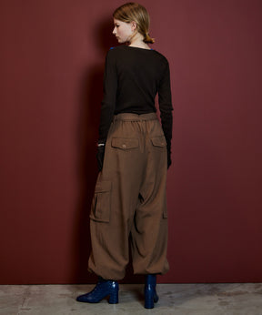 【26AUTUMN PRE-ORDER】Glove Rib Jersey Top