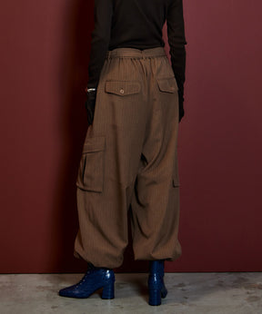 【26AUTUMN PRE-ORDER】Belted Suiting Cargo Pants