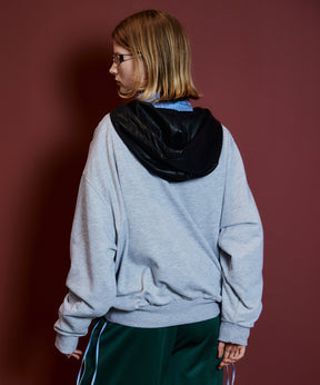 【26AUTUMN PRE-ORDER】Faux Leather Hoodie Parka
