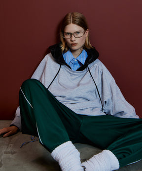 【26AUTUMN PRE-ORDER】Tulle Side Line Jersey Pants