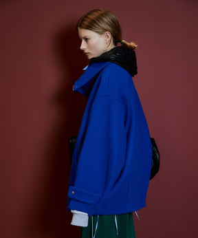 【26AUTUMN PRE-ORDER】Oversized High-Neck Midi Coat