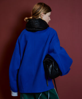 【26AUTUMN PRE-ORDER】Oversized High-Neck Midi Coat