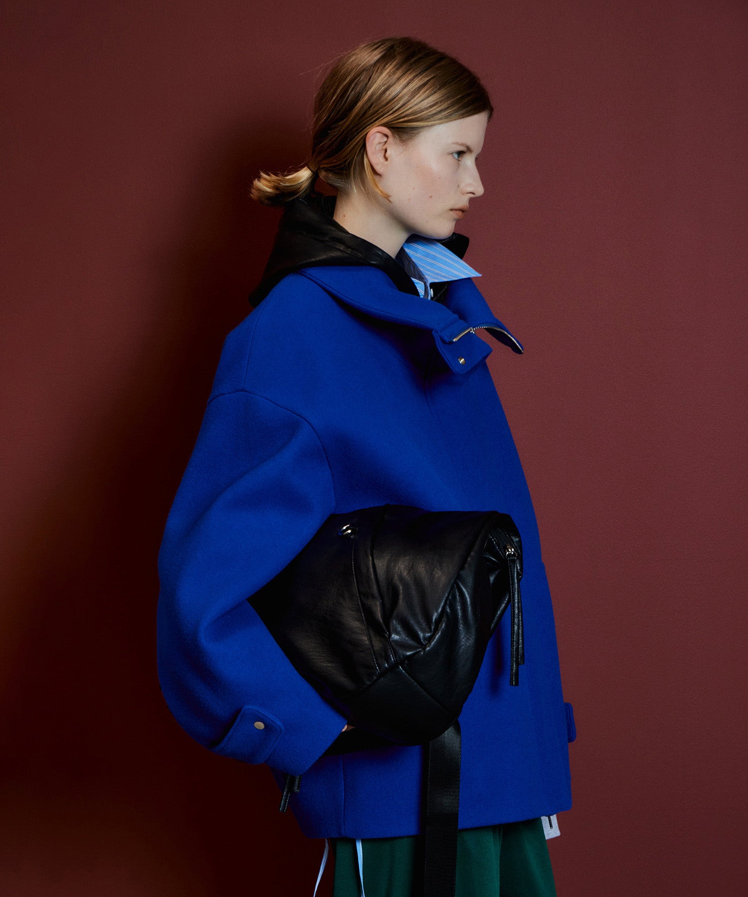【26AUTUMN PRE-ORDER】Leather-Like Round Shoulder Bag