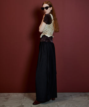 【26AUTUMN PRE-ORDER】Layered Velour Top